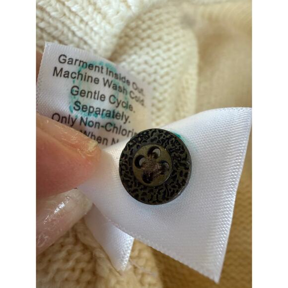 Coldwater Creek fairisle beaded plus size sweater 1X 18 - Picture 5 of 8